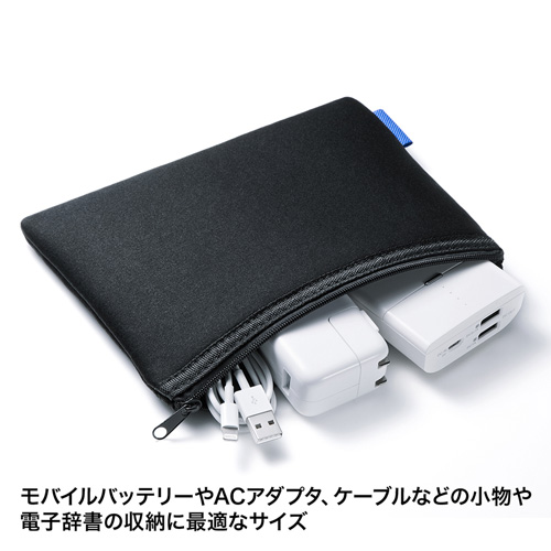 マルチクッションケース（Sサイズ・ブラック） IN-C1 サンワサプライ