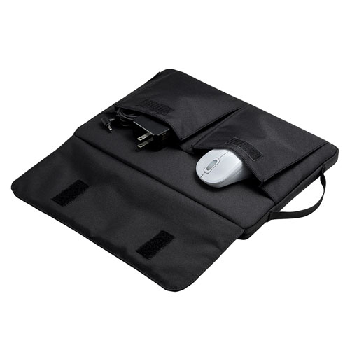 PCインナーケース（カジュアル・11.6型ワイド・ブラック） IN-CA11BK サンワサプライ