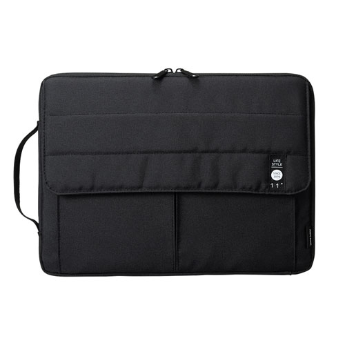 PCインナーケース（カジュアル・11.6型ワイド・ブラック） IN-CA11BK サンワサプライ