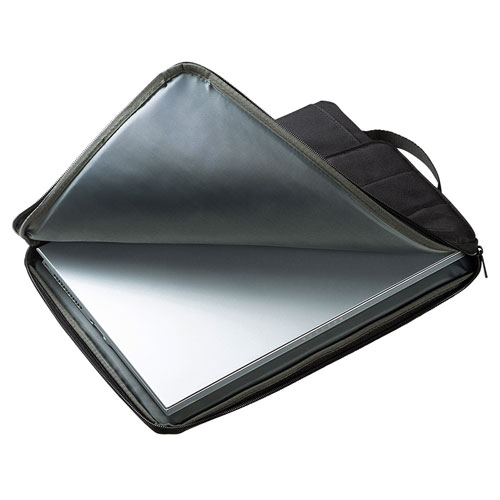 PCインナーケース（カジュアル・13.3型ワイド・ブラック） IN-CA13BK サンワサプライ