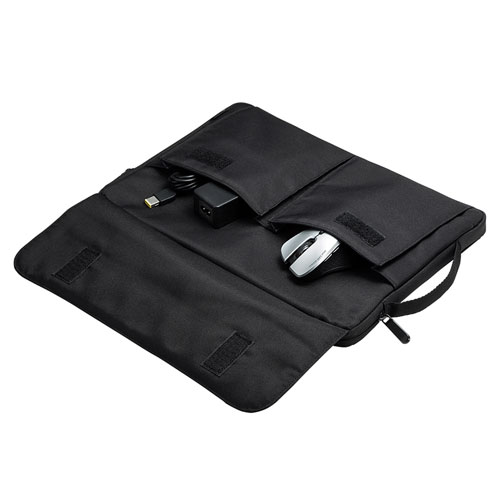 PCインナーケース（カジュアル・13.3型ワイド・ブラック） IN-CA13BK サンワサプライ