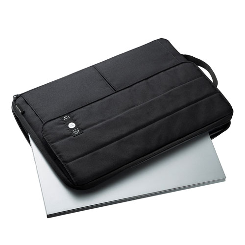 PCインナーケース（カジュアル・13.3型ワイド・ブラック） IN-CA13BK サンワサプライ