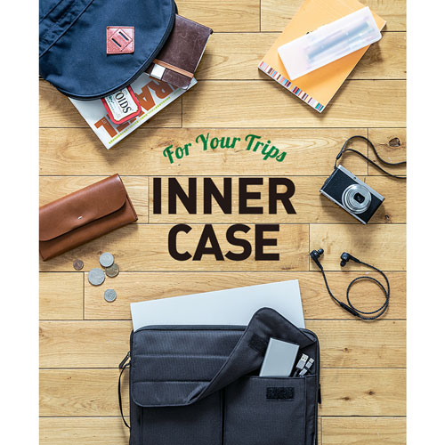 PCインナーケース（カジュアル・13.3型ワイド・ブラック） IN-CA13BK サンワサプライ