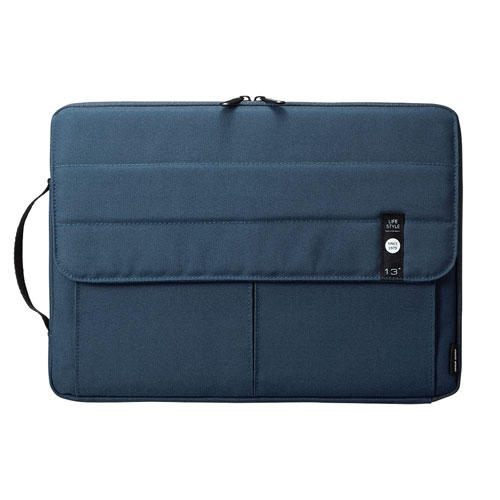 PCインナーケース（カジュアル・13.3型ワイド・ネイビー） IN-CA13NV サンワサプライ