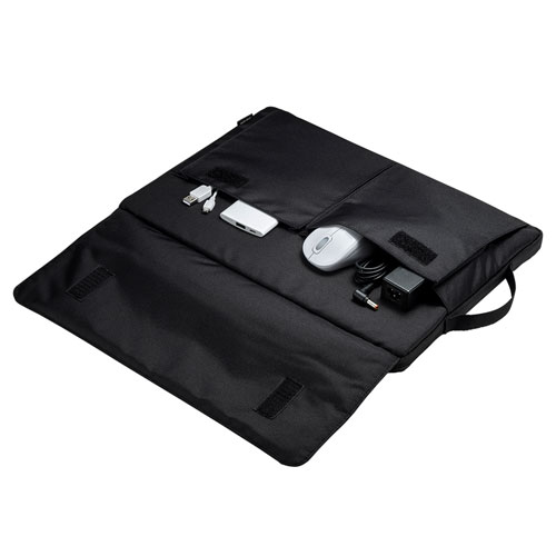 PCインナーケース（カジュアル・15.6型ワイド・ブラック） IN-CA15BK サンワサプライ