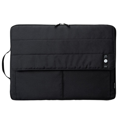 PCインナーケース（カジュアル・15.6型ワイド・ブラック） IN-CA15BK サンワサプライ