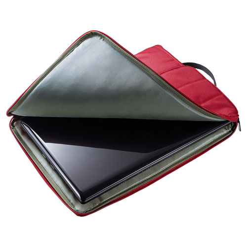 PCインナーケース（カジュアル・15.6型ワイド・レッド）