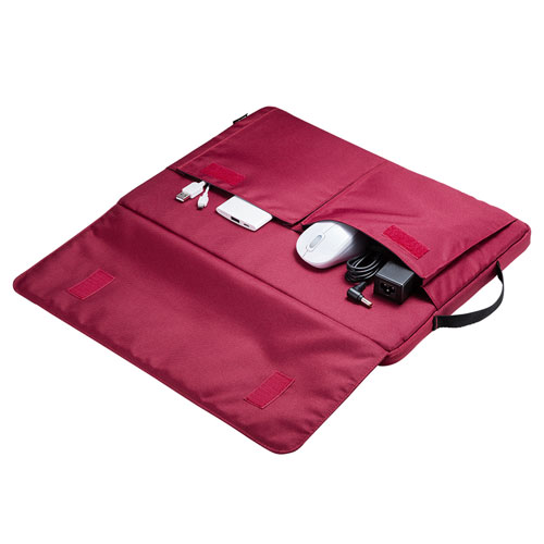 PCインナーケース（カジュアル・15.6型ワイド・レッド）