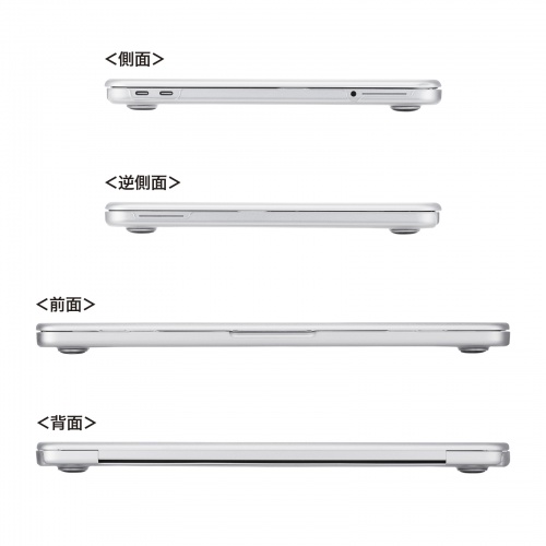 MacBook Neoハードシェルカバー（13インチ・マットクリア・ハードカバー・ポリカーボネート・保護カバー・指紋防止・傷防止）