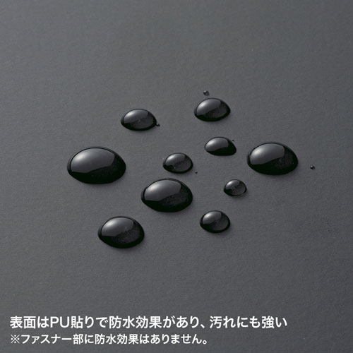 PCインナーケース(13.3型ワイド・衝撃吸収・セミハード・EVA・ダブルファスナー・収納・ブラック)