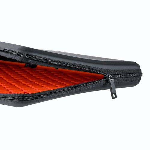 【アウトレット･訳あり・セール】PCインナーケース(15.6型ワイド・衝撃吸収・セミハード・EVA・ダブルファスナー・収納・ブラック)