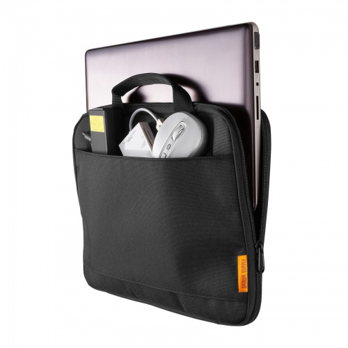 取っ手付きインナーケース（ノートパソコン・11.6インチワイド対応・リサイクルポリエステル使用・ブラック）