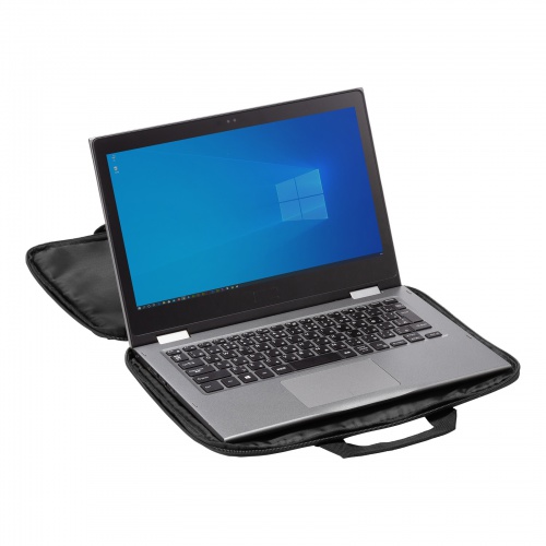 取っ手付きインナーケース（ノートパソコン・13.3インチワイド対応・リサイクルポリエステル使用・ブラック） IN-GH13BK-RE サンワサプライ