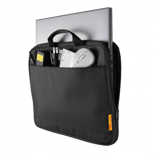 取っ手付きインナーケース（ノートパソコン・13.3インチワイド対応・リサイクルポリエステル使用・ブラック） IN-GH13BK-RE サンワサプライ