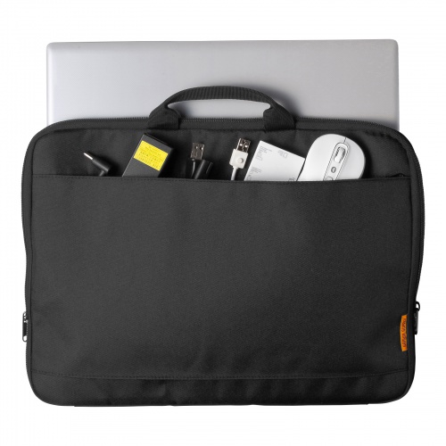 取っ手付きインナーケース（ノートパソコン・15.6インチワイド対応・リサイクルポリエステル使用・ブラック）