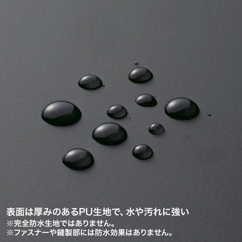 ノートPCケース(12型ワイド対応・衝撃吸収・ブラック） サンワサプライ