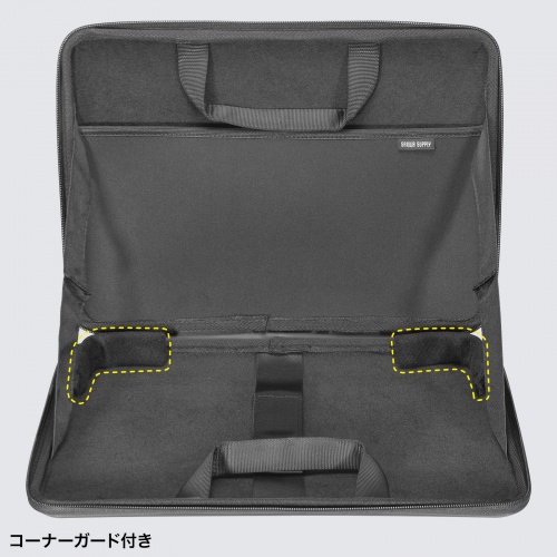 インナーケース（パソコン・13.3インチワイド対応・13.6インチワイド対応・ハードシェル・耐衝撃・ポリカーボネート）