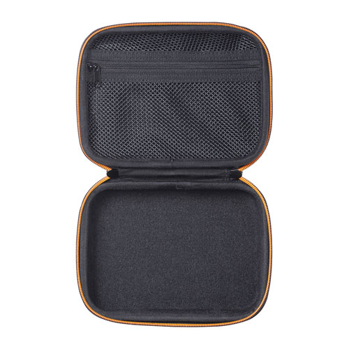 ポーチ（トラベルポーチ・ガジェットポーチ・小物入れ・おしゃれ・大容量・人気・おすすめ・男性・仕切り・収納・便利・持ち運び・セミハード・黒） IN-HDAD1BK サンワサプライ