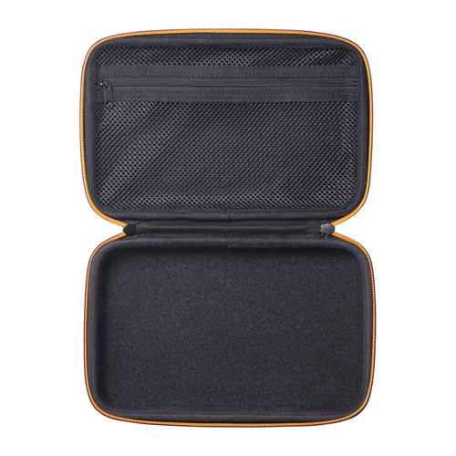 ポーチ（トラベルポーチ・ガジェットポーチ・小物入れ・おしゃれ・大容量・人気・おすすめ・男性・仕切り・収納・便利・持ち運び・セミハード・黒） IN-HDAD2BK サンワサプライ