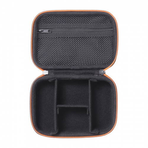 ガジェットケース（セミハード・ブラック・小物収納・インナーケース・モバイルバッテリー・充電器・スマホ収納ポーチ・幅17.5cm）