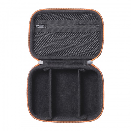 ガジェットケース（セミハード・ブラック・小物収納・インナーケース・モバイルバッテリー・充電器・スマホ収納ポーチ・幅17.5cm）
