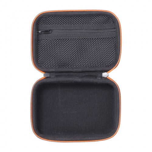 ガジェットケース（セミハード・ブラック・小物収納・インナーケース・モバイルバッテリー・充電器・スマホ収納ポーチ・幅17.5cm）