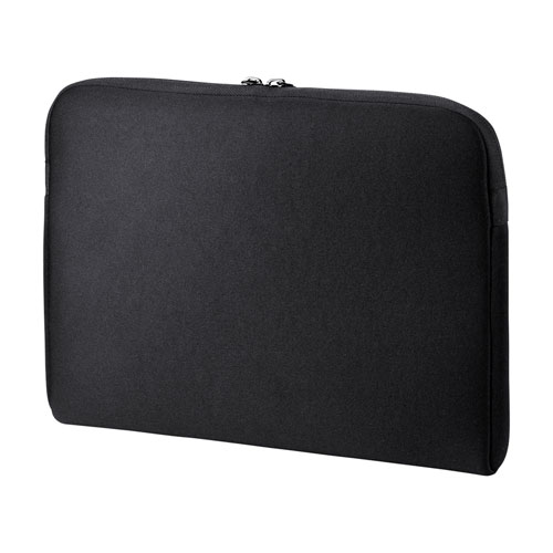 インナーケース（MacBook用・衝撃吸収・低反発ウレタン・13.3インチ・ファスナー付き・ブラック）