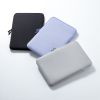 MacBook Neo 13インチ インナーケース（衝撃・傷対策・クッション素材・ダブルファスナー・縦型・ブラック）