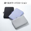 MacBook Neo 13インチ インナーケース（衝撃・傷対策・クッション素材・ダブルファスナー・縦型・ブラック）
