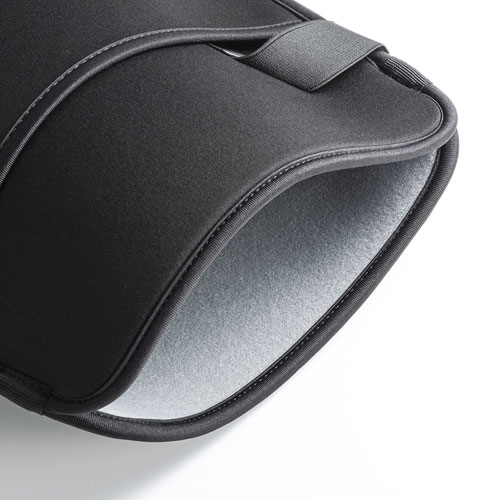 インナーケース（MacBook用・衝撃吸収・低反発ウレタン・13.3インチ・スリップインケース・ブラック）