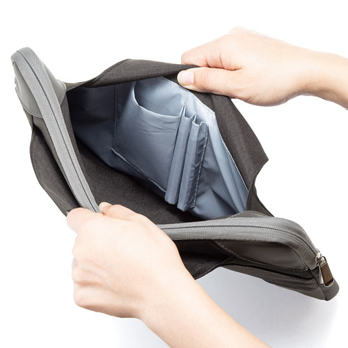 インナーケース（衝撃吸収・低反発ウレタン・13.3型ワイド・ブラック）