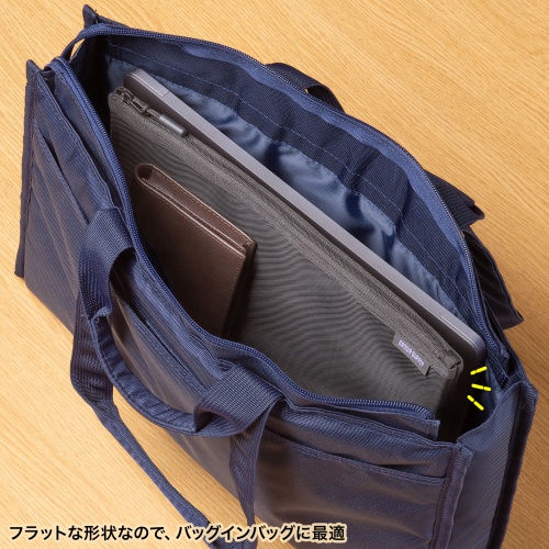 メッシュケース（メッシュポーチ・トラベルポーチ・ナイロン素材・小物入れ・幅29.5/高さ22.5cm・ブラック）