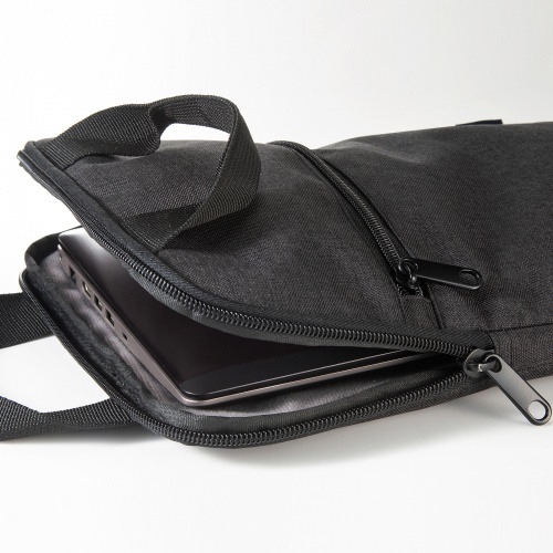 ショルダーベルト付きインナーケース（ノートパソコン・取っ手付き・縦型・11.6インチ・グレー） IN-SCL11GY-BLT サンワサプライ