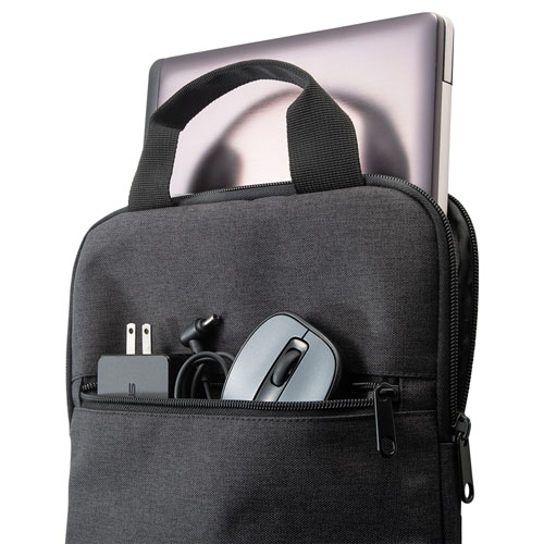 インナーケース（ノートパソコン・取っ手付き・縦型・11.6インチ・グレー）