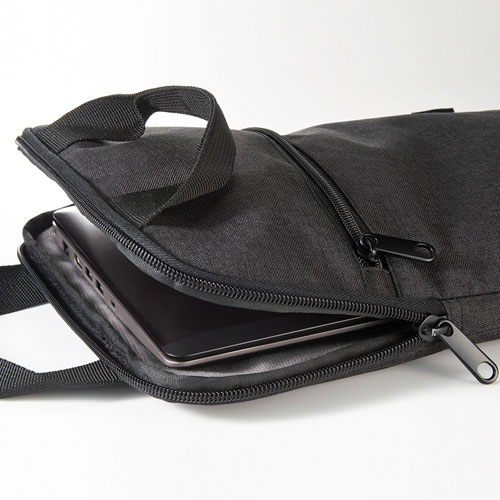 インナーケース（ノートパソコン・取っ手付き・縦型・11.6インチ・グレー）