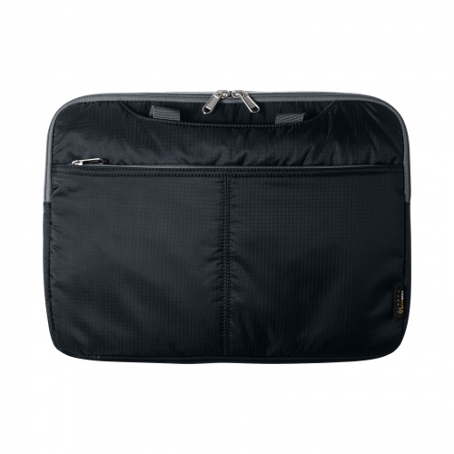 ノートパソコン インナーケース（11.6型ワイドまで対応・取っ手付き・撥水加工・ポケット付き・高耐久・バックインバック・整理・ブラック）