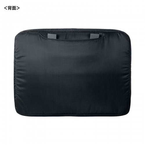 ノートパソコン インナーケース（11.6型ワイドまで対応・取っ手付き・撥水加工・ポケット付き・高耐久・バックインバック・整理・ブラック）
