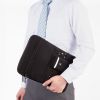 ノートパソコンケース（13.3型・14型ワイド対応・インナーケース・外ポケット付・周辺機器収納・通勤用・オフィス移動用・ブラック）