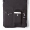 ノートパソコンケース（13.3型・14型ワイド対応・インナーケース・外ポケット付・周辺機器収納・通勤用・オフィス移動用・ブラック）