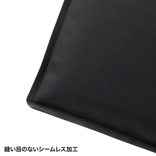 インナーケース(防水・IPX6・13.3インチワイド・スリム・縫い目なし加工・ブラック)