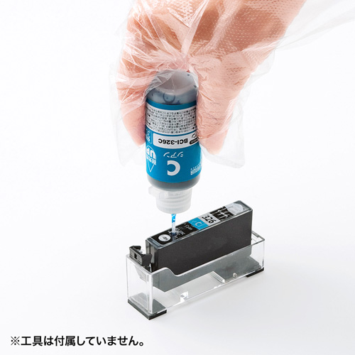 詰め替えインク（BCI-326シリーズ対応3色セット・各60ml） サンワサプライ