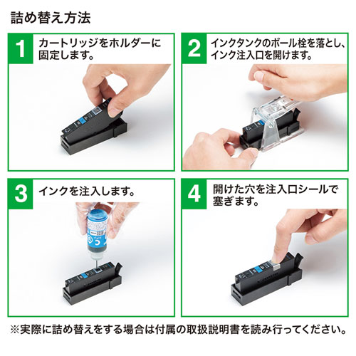 詰め替えインク キヤノン BCI-330/331シリーズ対応（6色・顔料ブラック・ブラック・シアン・マゼンタ・イエロー・グレー・詰め替え工具付き）