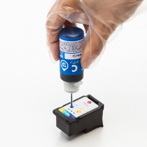 詰め替えインク（キヤノン・BC-366対応・最大約10回・30ml・工具付き）