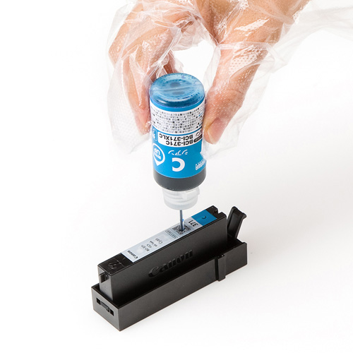 BCI-371+370/5MPシリーズ キヤノン 詰め替えインク（5色・各30ml） INK-C370S30S5 サンワサプライ