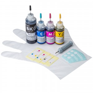 詰め替えインク（キャノン・顔料ブラック・シアン・マゼンダ・イエロー・BC-366/365/361/360/346/345/341/340/311/310）