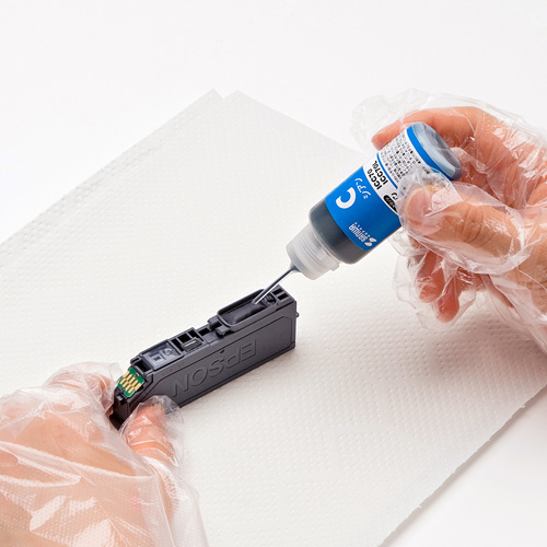 エプソン ICC80・ICC80L・ICC70・ICC70L(シアン・イチョウ・とうもろこし・さくらんぼ) 詰替インク