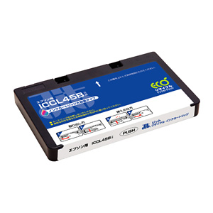 リサイクルインク エプソン ICCL45B互換 カラー4色一体型