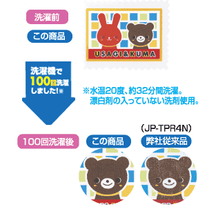 100回洗濯OKのキレイが長持ちする洗濯に強い、インクジェット洗濯に強いアイロンプリント紙(白布用・10枚） JP-TPRTYN-10 サンワサプライ