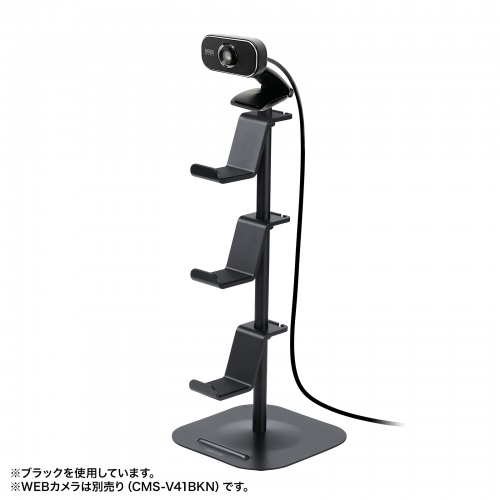 ゲームコントローラースタンド（ゲームパッドスタンド・ヘッドホンホルダー付き・ホワイト）JY-STN1W