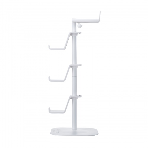 ゲームコントローラースタンド（ゲームパッドスタンド・ヘッドホンホルダー付き・ホワイト）JY-STN1W